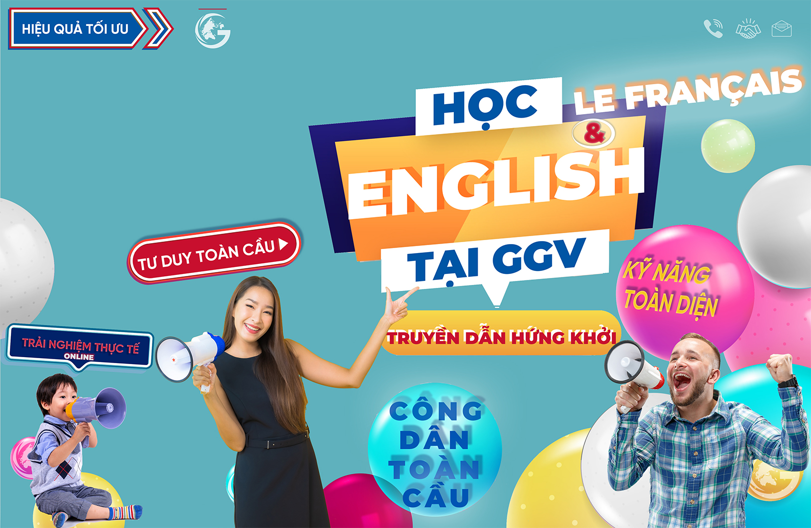 Học tiếng Anh và tiếng Pháp GGV